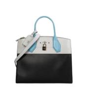 Pre-owned Leather louis-vuitton-bags Louis Vuitton Vintage , Gray , Da...