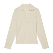 Gewone jerseyblouse Marc O'Polo , Beige , Dames