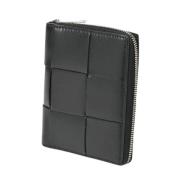 Pre-owned Leather wallets Bottega Veneta Vintage , Black , Dames