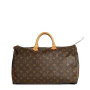 Pre-owned Leather handbags Louis Vuitton Vintage , Brown , Dames