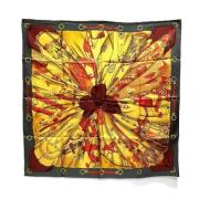 Pre-owned Canvas scarves Hermès Vintage , Multicolor , Dames