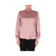 Roze Shirt Regular Fit Stijlvol Model Max Mara Studio , Pink , Dames