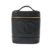 Pre-owned Leather chanel-bags Chanel Vintage , Black , Dames