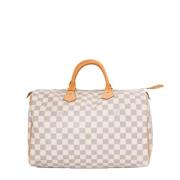 Pre-owned Canvas handbags Louis Vuitton Vintage , Blue , Dames