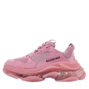 Pre-owned Mesh sneakers Balenciaga Vintage , Pink , Dames