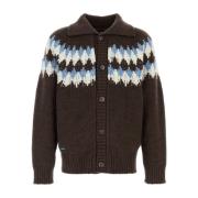 Gezellige Winter Wollen Vest Alanui , Brown , Heren