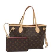 Pre-owned Canvas louis-vuitton-bags Louis Vuitton Vintage , Brown , Da...