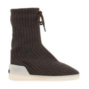 Gebreide Hi Enkellaarzen Fear Of God , Brown , Heren