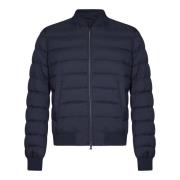 Blauwe Aviator Bomberjack Herno , Blue , Heren