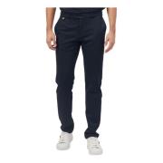 Blauwe Chino Broek met Ritssluiting Zakken Bugatti , Blue , Heren