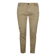 Taupekleurige Slim Fit Broek PT Torino , Beige , Heren