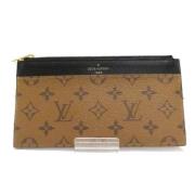 Pre-owned Canvas wallets Louis Vuitton Vintage , Brown , Dames