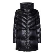 Zwarte Nylon Donsjas Aw24 Herno , Black , Dames