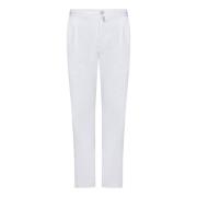 Witte op maat gemaakte broek voor mannen Kiton , White , Heren