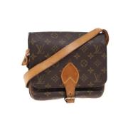 Pre-owned Canvas louis-vuitton-bags Louis Vuitton Vintage , Brown , Da...