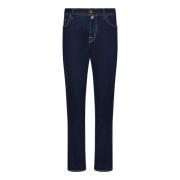 Blauwe Slim-Fit Stretch Jeans Aw24 Jacob Cohën , Blue , Heren