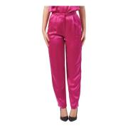 Fuchsia Hoge Taille Broek Armani Exchange , Pink , Dames