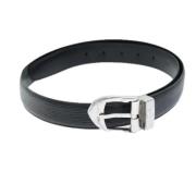 Pre-owned Leather belts Louis Vuitton Vintage , Black , Dames