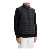 Gewatteerde Opvouwbare Gevoerde Vest Boss , Black , Heren