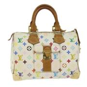 Pre-owned Canvas louis-vuitton-bags Louis Vuitton Vintage , White , Da...