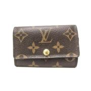 Pre-owned Fabric key-holders Louis Vuitton Vintage , Brown , Dames