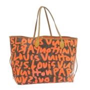 Pre-owned Canvas louis-vuitton-bags Louis Vuitton Vintage , Brown , Da...