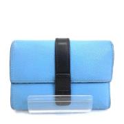 Pre-owned Leather wallets Loewe Pre-owned , Blue , Dames