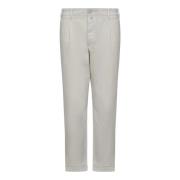 Witte Slim Fit Jeans met Details Jacob Cohën , White , Heren