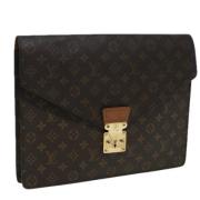 Pre-owned Canvas louis-vuitton-bags Louis Vuitton Vintage , Brown , Da...