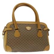 Pre-owned Leather gucci-bags Gucci Vintage , Beige , Dames