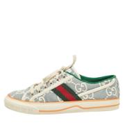 Pre-owned Denim sneakers Gucci Vintage , Blue , Dames