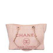 Pre-owned Canvas chanel-bags Chanel Vintage , Pink , Dames