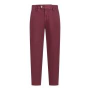 Bordeaux Broek Michael Coal , Red , Heren