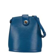 Pre-owned Leather louis-vuitton-bags Louis Vuitton Vintage , Blue , Da...