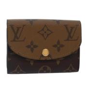 Pre-owned Canvas wallets Louis Vuitton Vintage , Brown , Dames