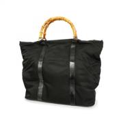 Pre-owned Nylon gucci-bags Gucci Vintage , Black , Dames