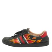 Pre-owned Leather sneakers Gucci Vintage , Multicolor , Heren