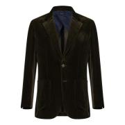 Groene Casual Blazer Jas Brioni , Green , Heren