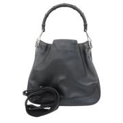 Pre-owned Leather gucci-bags Gucci Vintage , Black , Dames