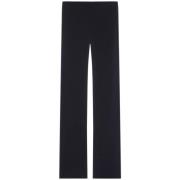 Zwarte Gelaagde Broek met Paneeldetails Courrèges , Black , Dames