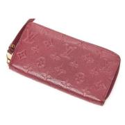 Pre-owned Leather wallets Louis Vuitton Vintage , Pink , Dames