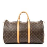 Pre-owned Canvas travel-bags Louis Vuitton Vintage , Brown , Dames