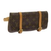 Pre-owned Canvas louis-vuitton-bags Louis Vuitton Vintage , Brown , Da...