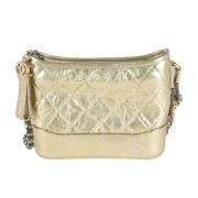 Pre-owned Leather chanel-bags Chanel Vintage , Yellow , Dames