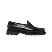 Zwarte leren Penny Loafers Herfst/Winter 2024 G.h. Bass & Co. , Black ...