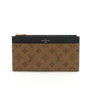 Pre-owned Fabric wallets Louis Vuitton Vintage , Brown , Dames