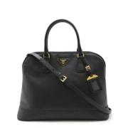 Pre-owned Leather prada-bags Prada Vintage , Black , Dames