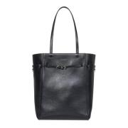 Zwarte leren schoudertas Givenchy , Black , Dames