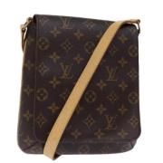 Pre-owned Canvas louis-vuitton-bags Louis Vuitton Vintage , Brown , Da...