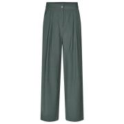 Groene Haven Broek Rechte Pijp Modström , Green , Dames